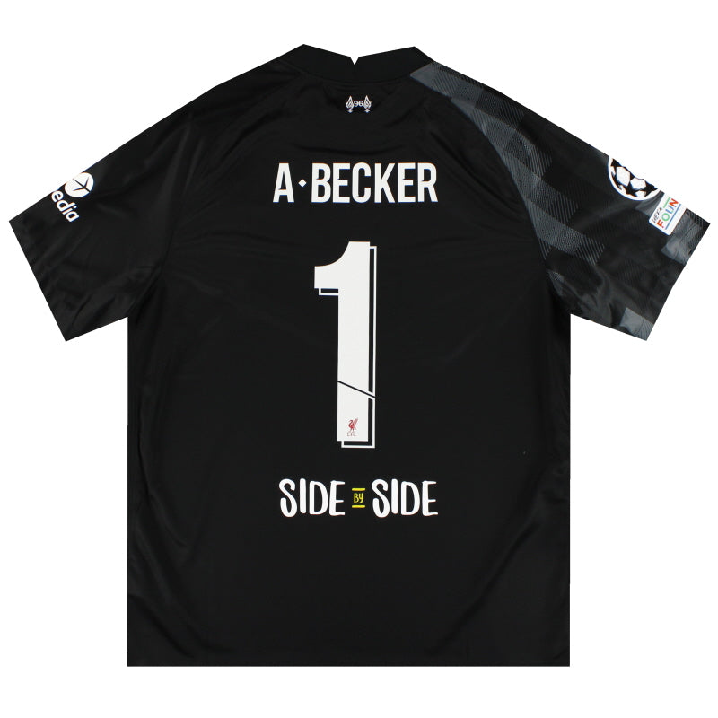 2021-22 Liverpool Nike Goalkeeper Shirt A.Becker #1 *w/tags* XL Football Shirt