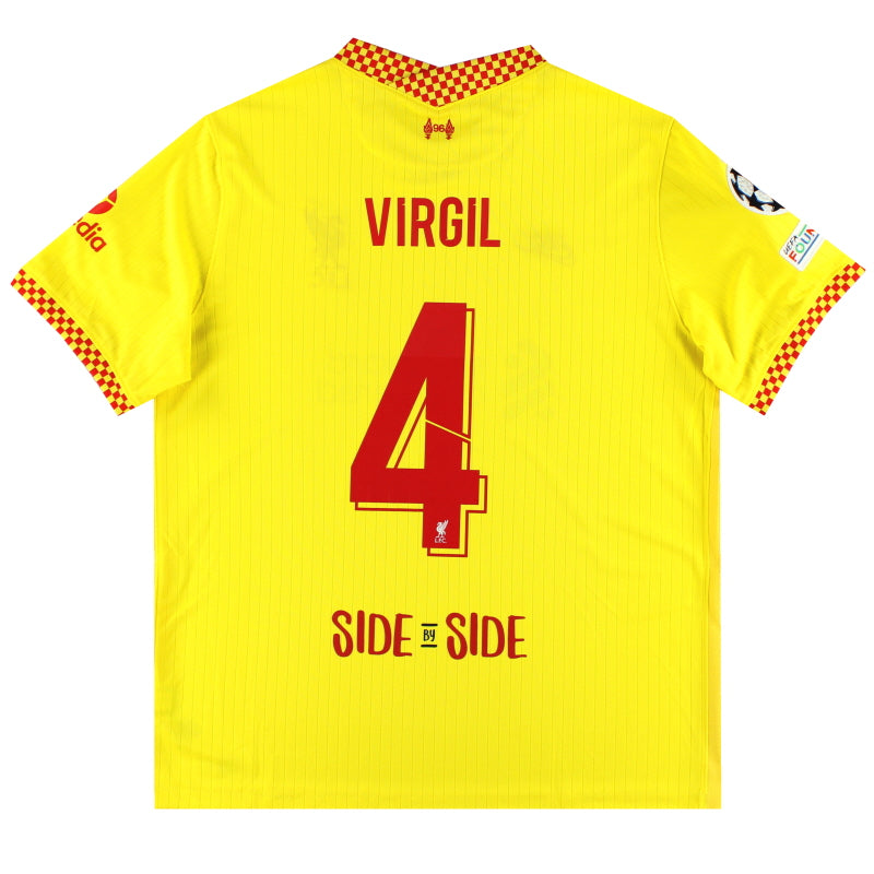 2021-22 Liverpool Nike Third Shirt Virgil #4 *w/tags* XL Football Shirt
