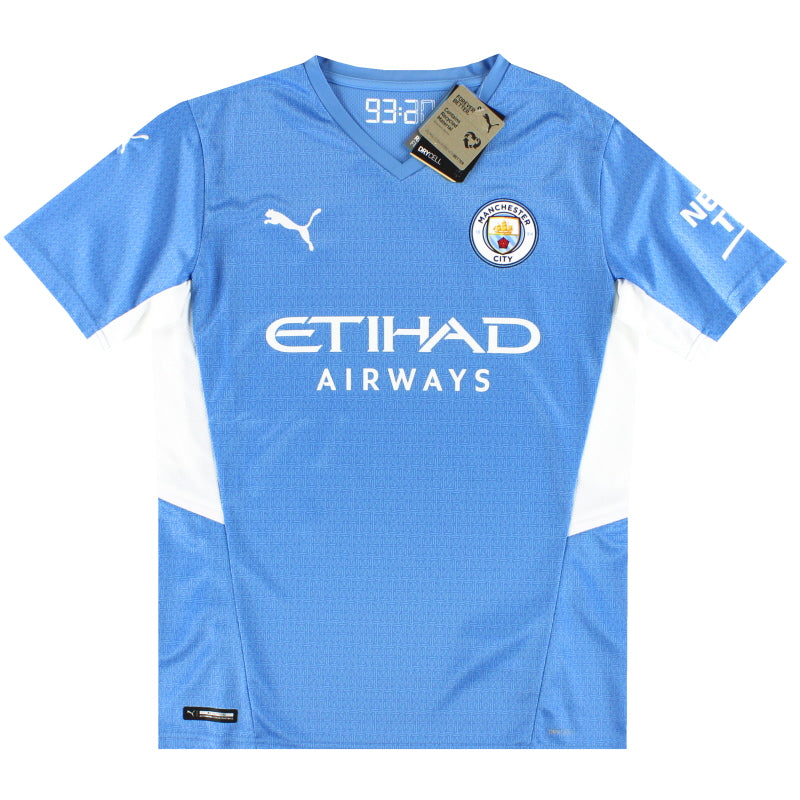 2021-22 Manchester City Puma Home Shirt *BNIB*  Football Shirt