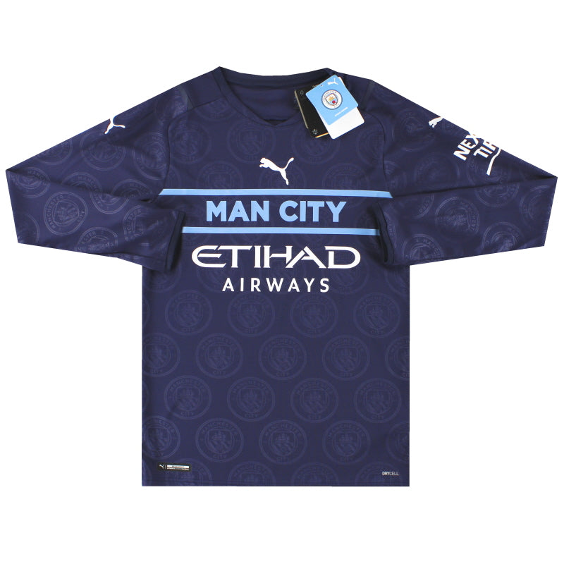 2021-22 Manchester City Puma Third Shirt L/S *w/tags* S Football Shirt