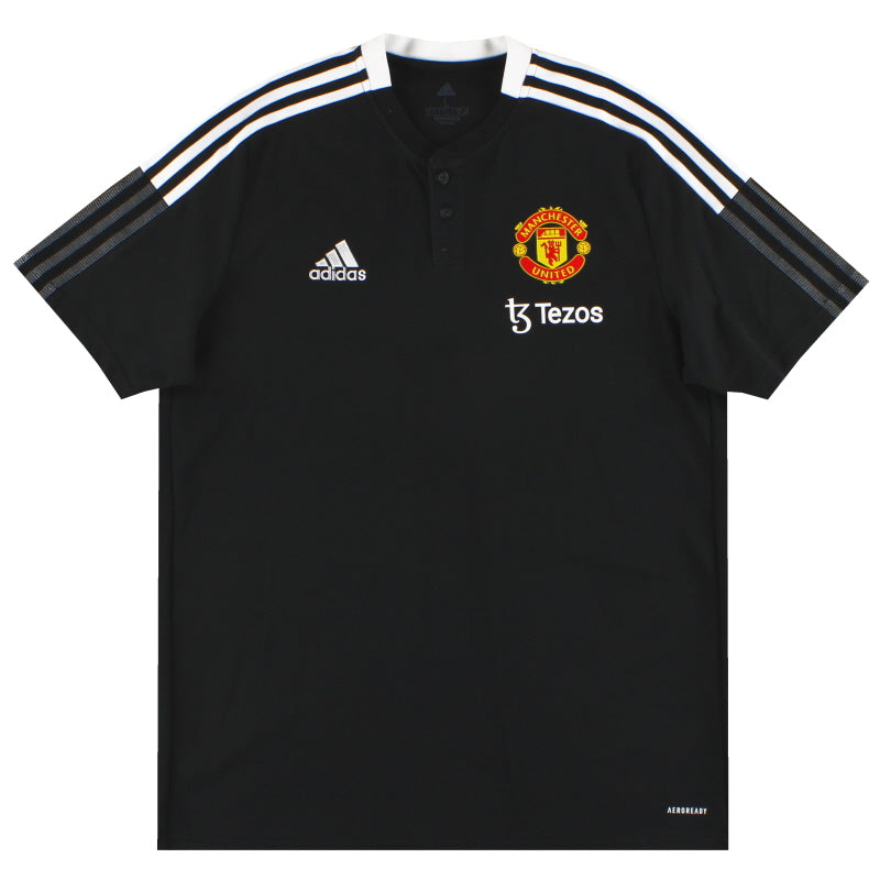 2021-22 Manchester United adidas Polo Shirt L Polo Shirt