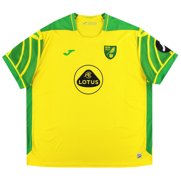 2021-22 Norwich City Joma Home Shirt *Mint* 4XL | Vintage Football