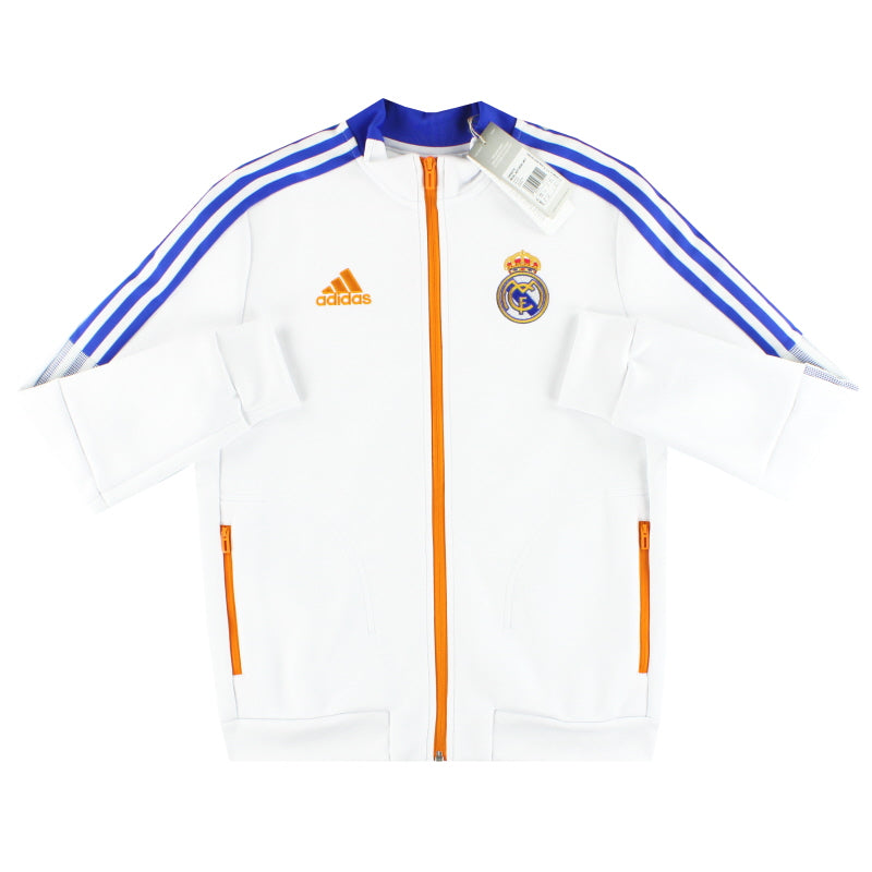2021-22 Real Madrid adidas Anthem Jacket *BNIB* S.Boys Jacket