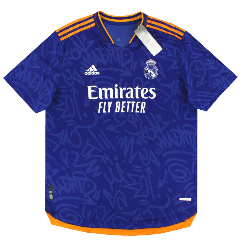 2021-22 Real Madrid Authentic Away Shirt *BNIB* XS Football Shirt