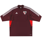 2021-22 Sao Paulo adidas 1/4 Zip Training Top XL Football Shirt
