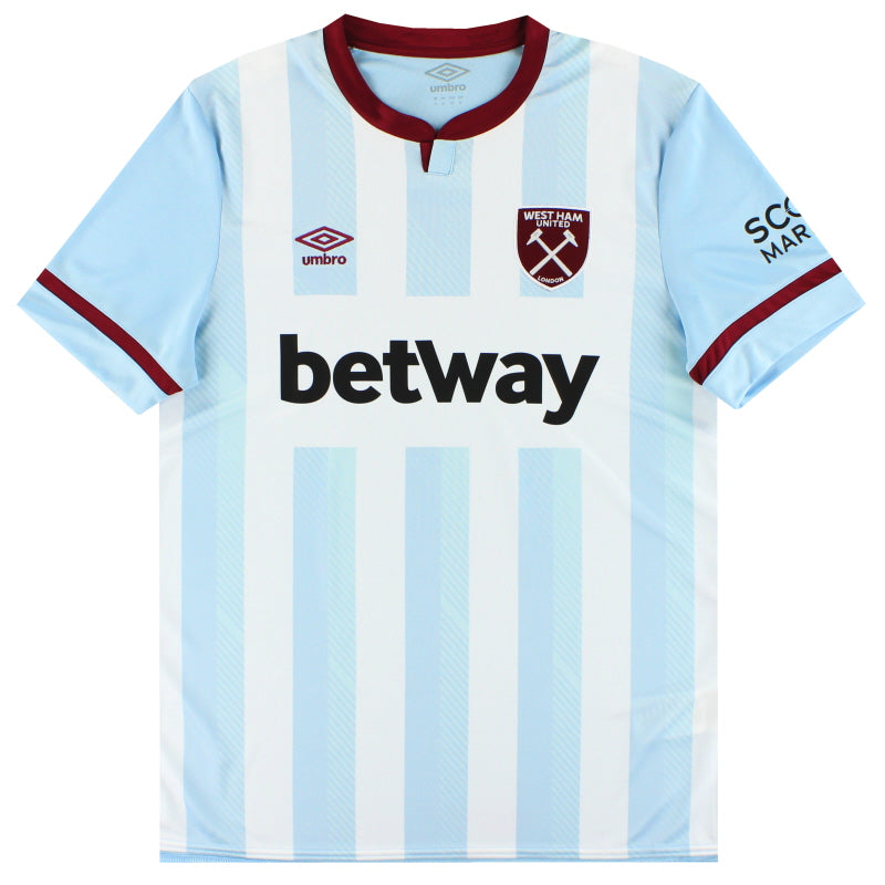 2021-22 West Ham Umbro Away Shirt *As New* XL Football Shirt