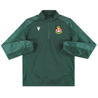 2021-22 Wrexham Macron 1/4 Zip Training Top M Football Shirt