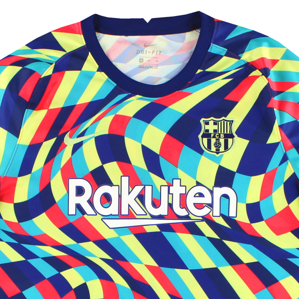 barcelona pre match shirt