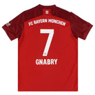 2021-22 Bayern Munich adidas Home Shirt Gnabry #7 L