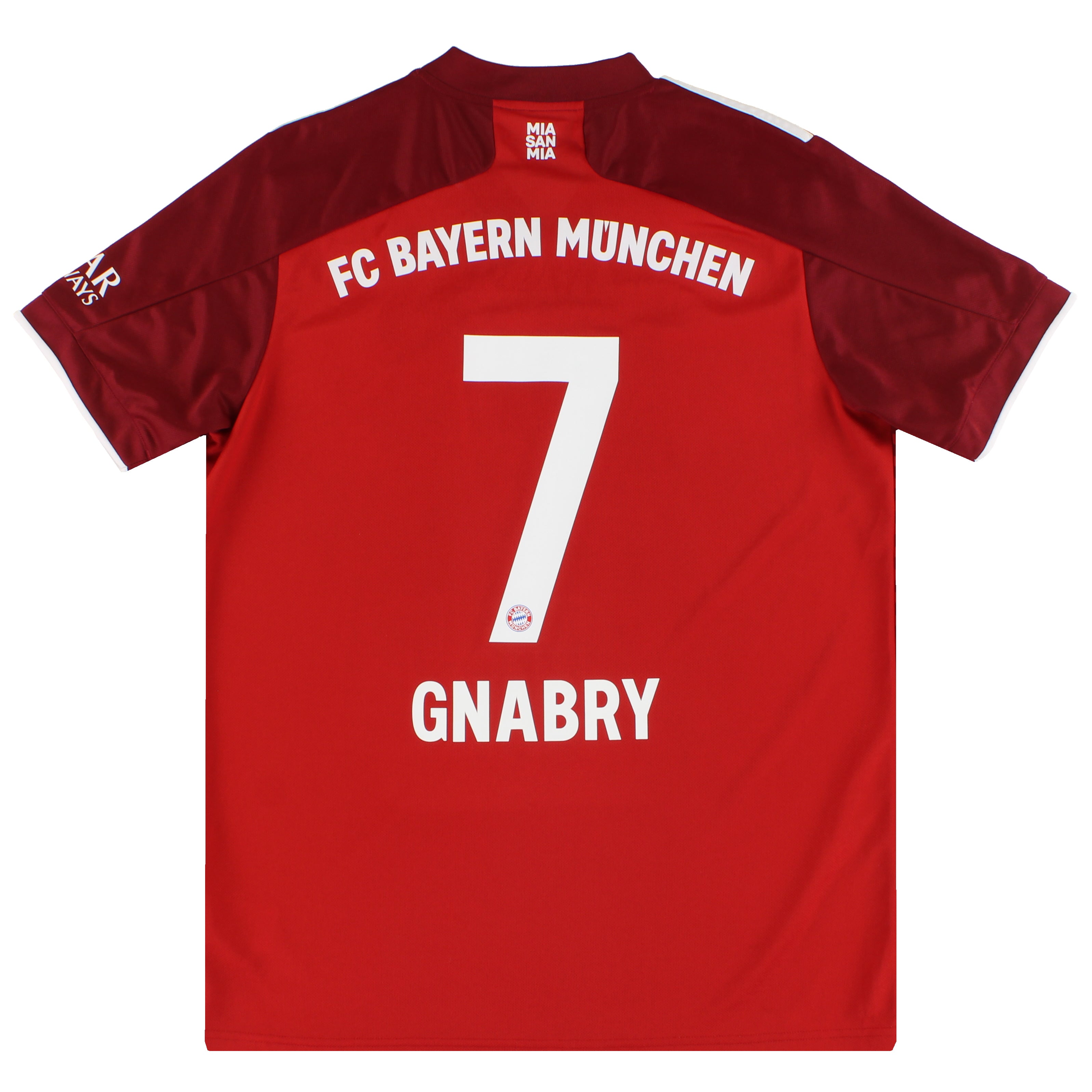 2021-22 Bayern Munich adidas Home Shirt Gnabry #7 L