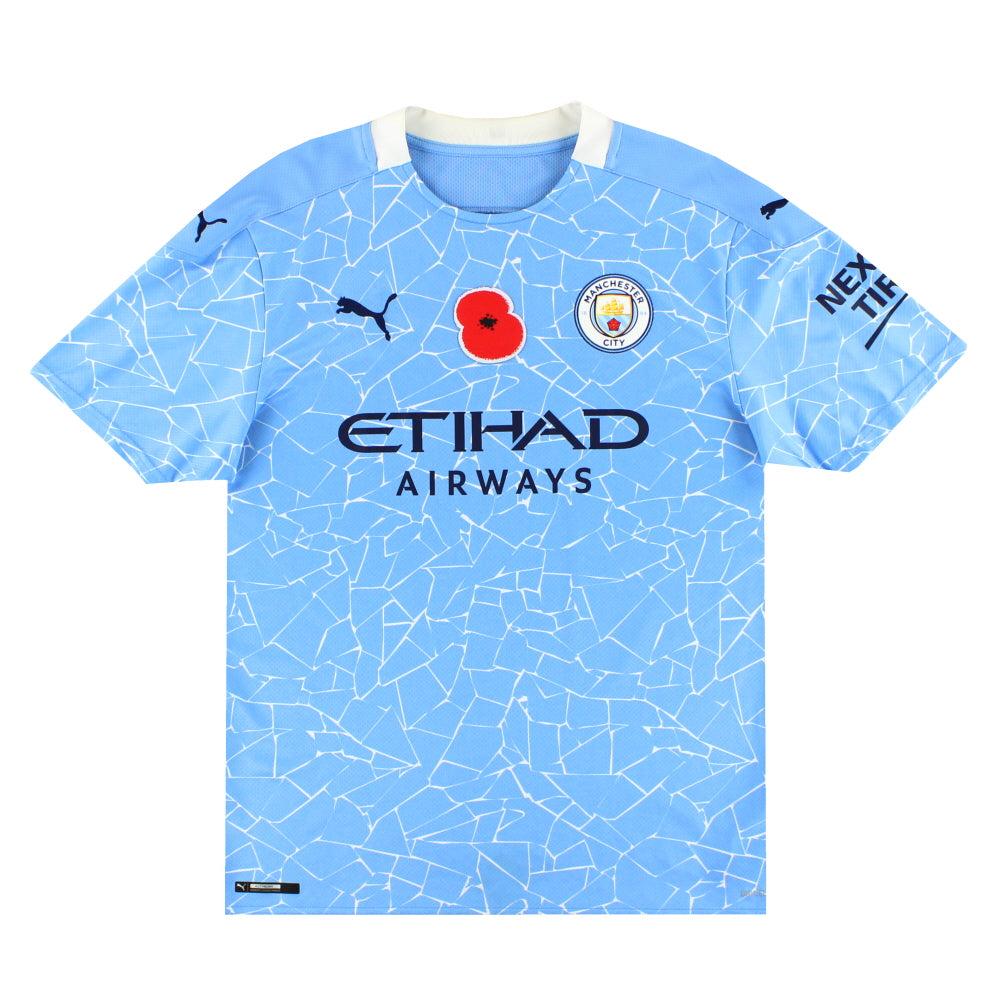2020-21 Manchester City Puma Home Shirt *Mint* L 757058-01