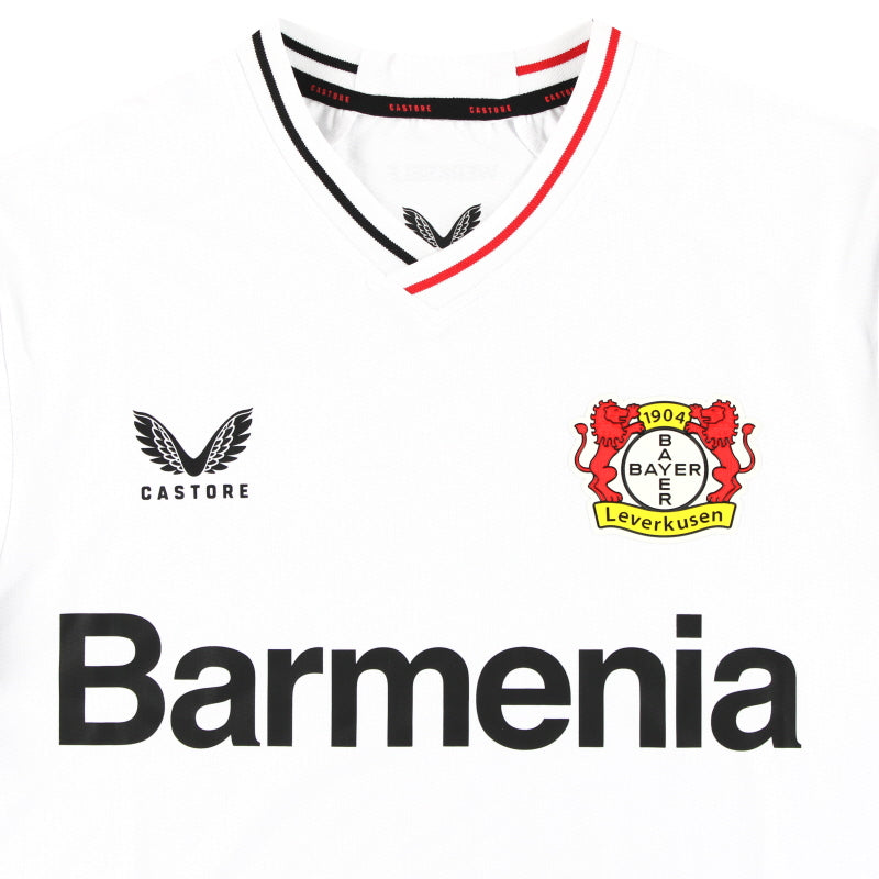 Maillot de foot Bayer Leverkusen exterieur 2022/23 - Castore Maillot de foot Bayer Leverkusen exterieur 2022/23 - Castore