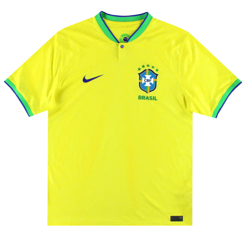 2022-23 Brazil Nike Home Shirt *As New* L Football Shirt