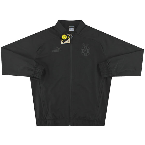 Giacca pre partita Borussia Dortmund PUMA Cyber Yellow Black Giacca pre partita Borussia Dortmund PUMA Cyber Yellow Black