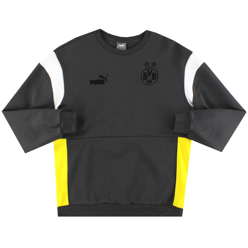 2022-23 Dortmund Puma Ftbl Archive Crew Sweatshirt L Sweatshirt