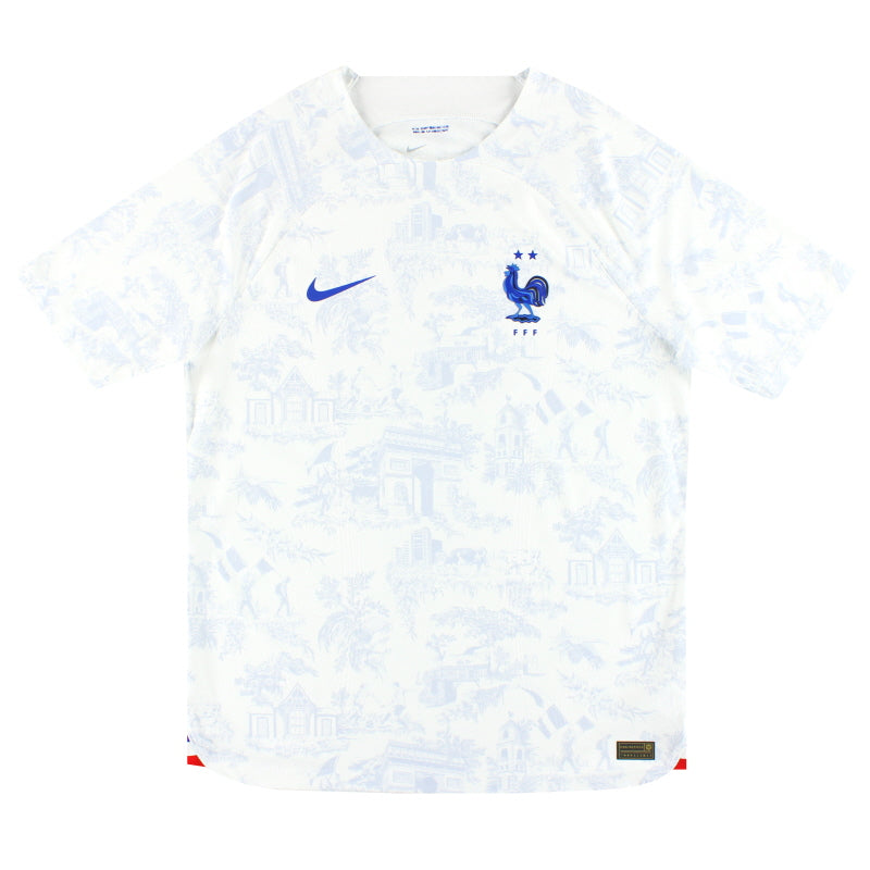 2022-23 France Nike Authentic Away Shirt *Mint* L Football Shirt