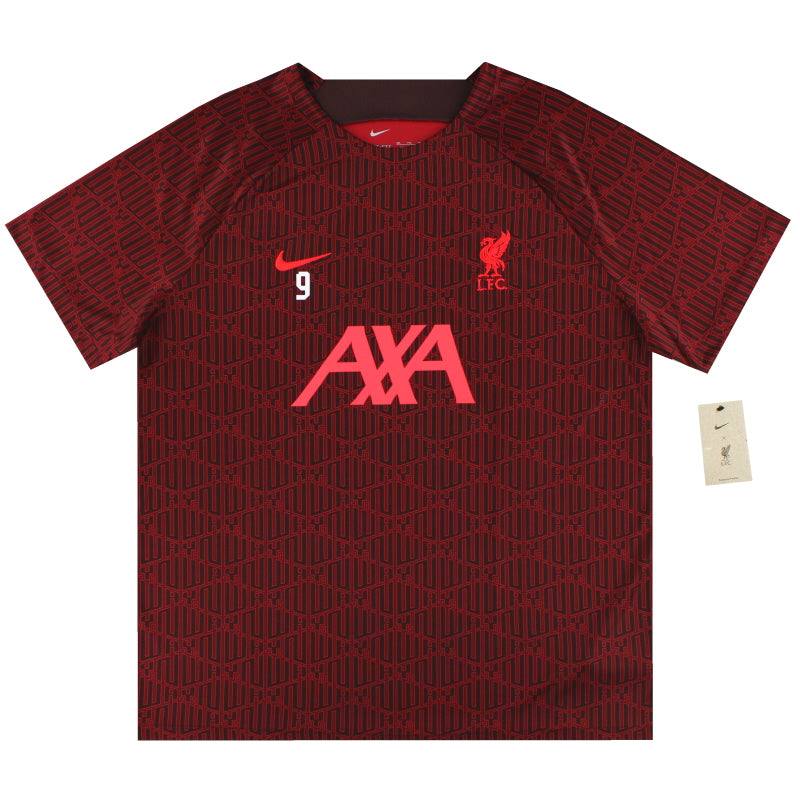 2022-23 Liverpool Nike Player Issue Pre-Match Shirt #9 *w/tags* XXL Training Shirt