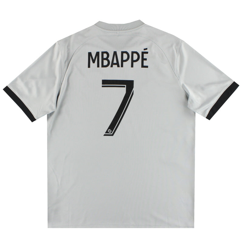 2022-23 Paris Saint-Germain Nike Away Shirt Mbappe #7 *Mint* L