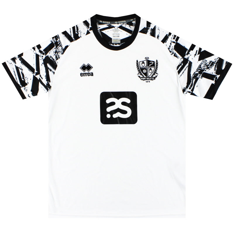 2022-23 Port Vale Errea Home Shirt *As New* M Football Shirt