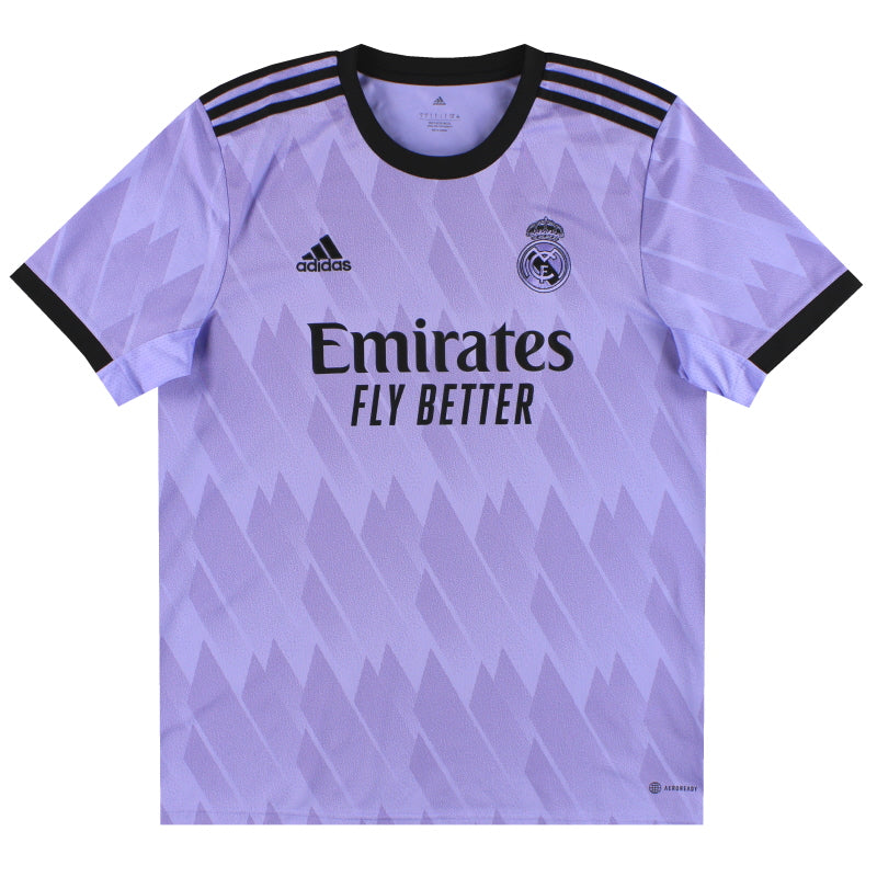 2022-23 Real Madrid adidas Away Shirt *As New* L Football Shirt