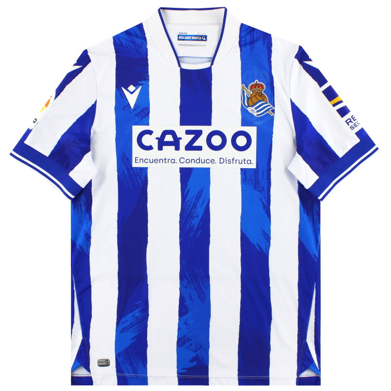 2022-23 Real Sociedad Macron Home Shirt *As New* XL Football Shirt