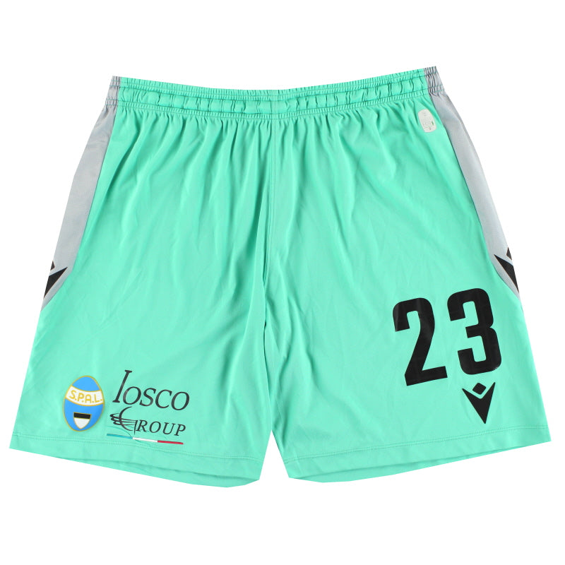 2022-23 SPAL Macron Player Issue Away Shorts #23 *As New* XL Football Shorts