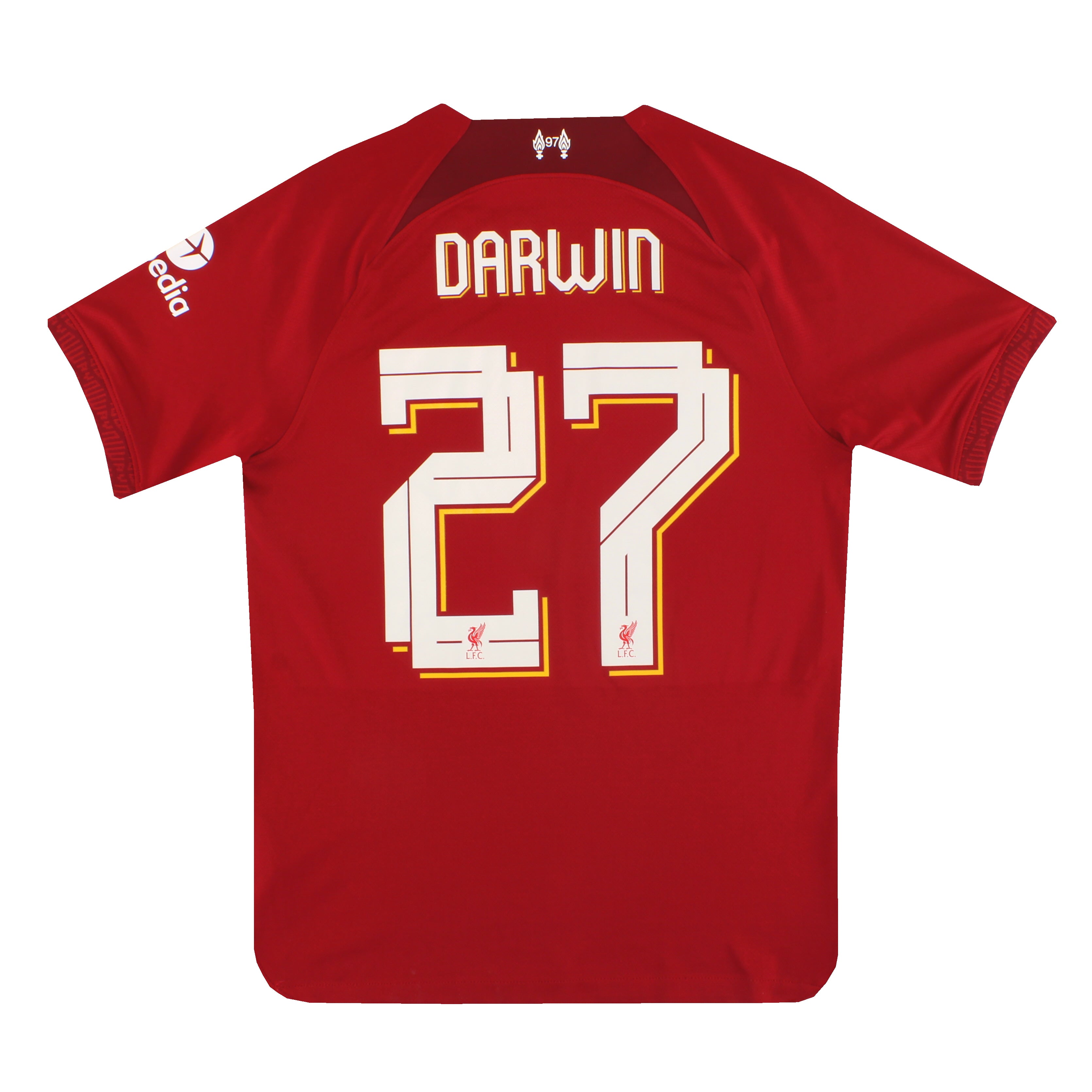 2022-23 Liverpool Nike Home Shirt Darwin #27 S DM1843-609
