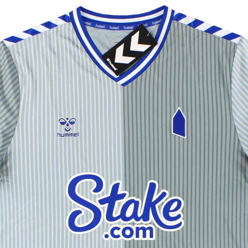 Maillot Everton Hummel 2023-24 – Domicile – Femme UK 10 – Aurora Galli – NEUF