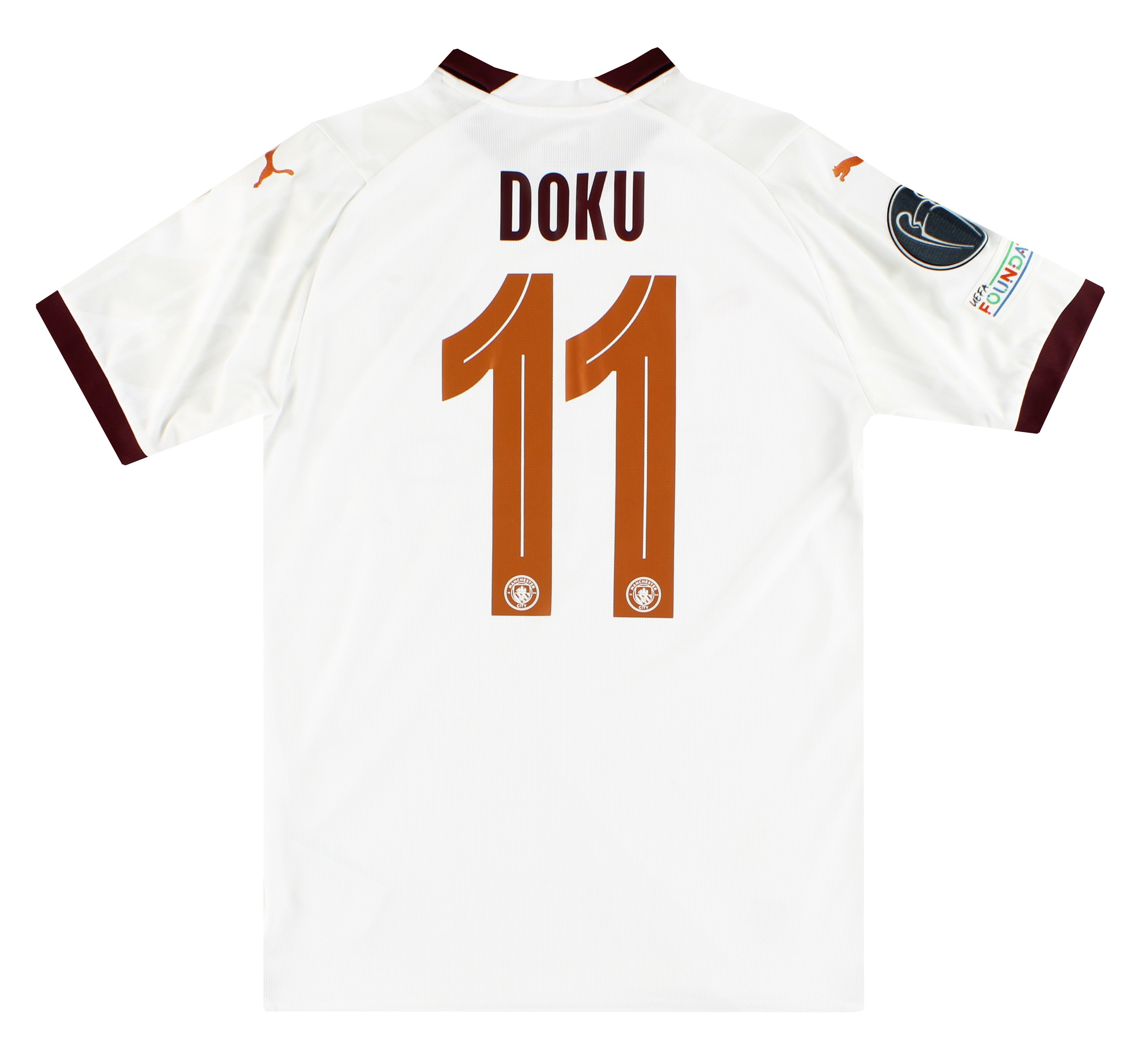 2023-24 Manchester City Puma Away Shirt Doku #11 *Mint* S