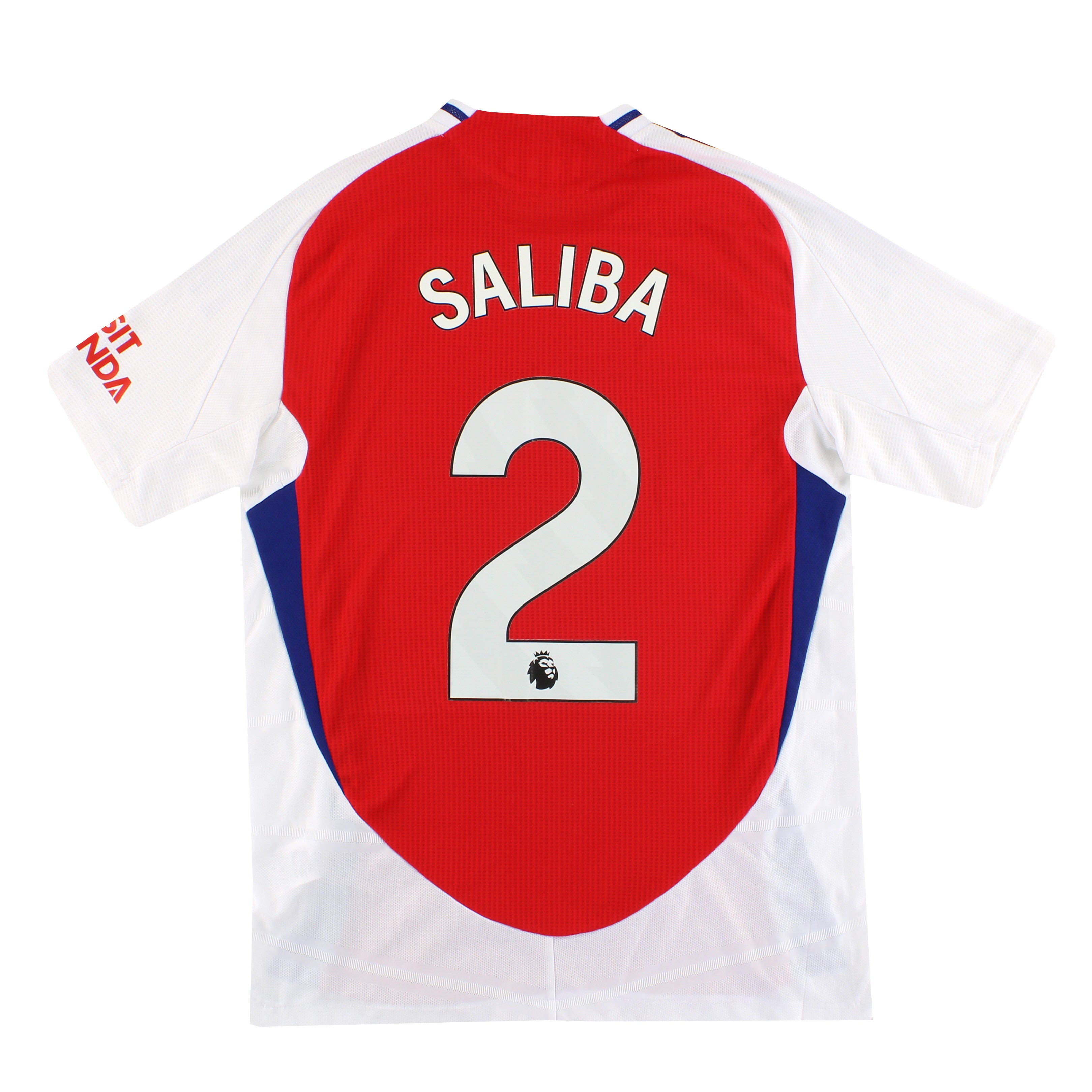 2024-25 Arsenal adidas Authentic Home Shirt Saliba #2 M IT6141