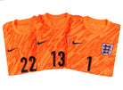 2024-25 England Nike Player Issue Goalkeeper Shirt ORANGE