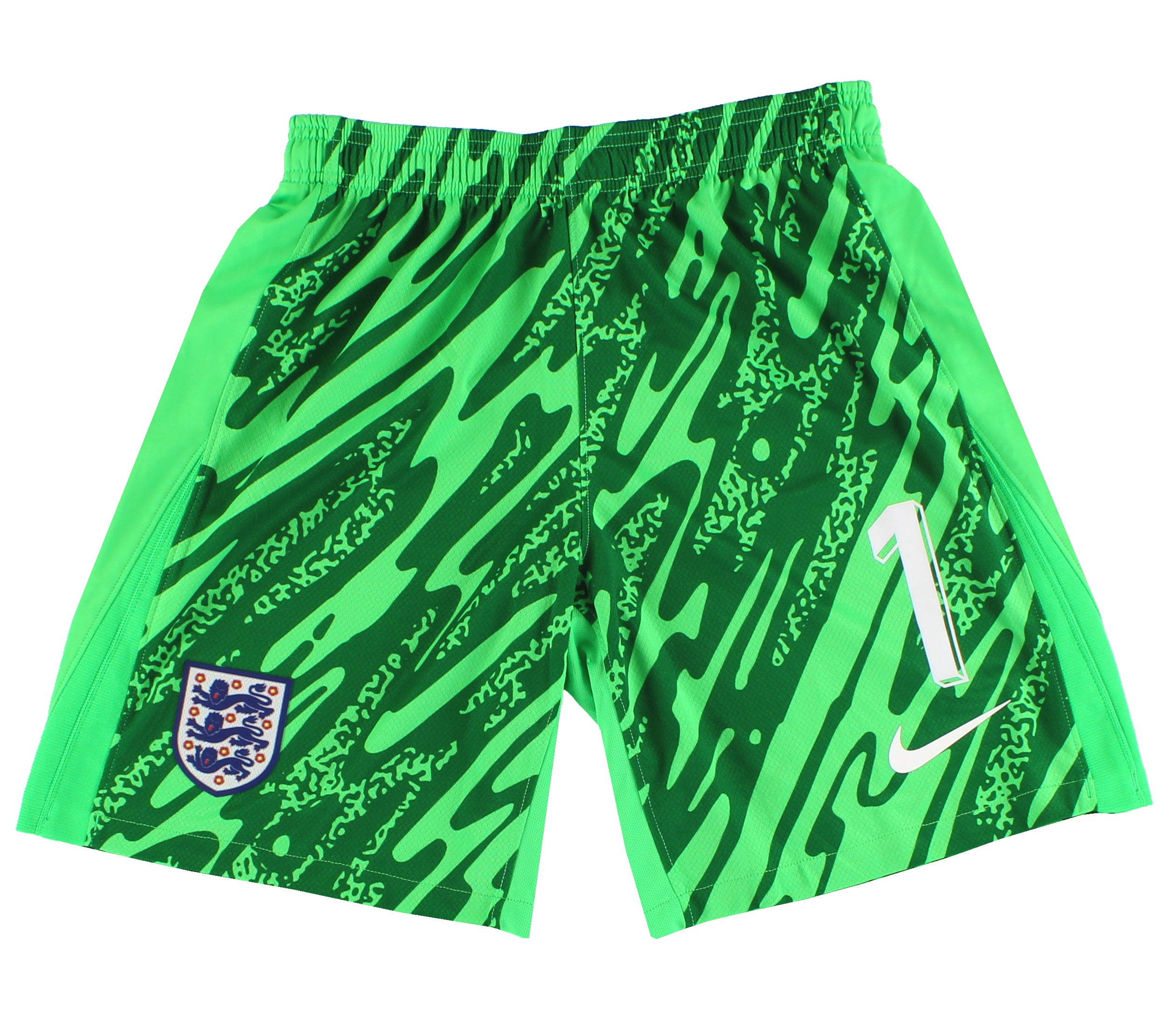 2024-25 England Nike Player Issue Goalkeeper Shorts #1