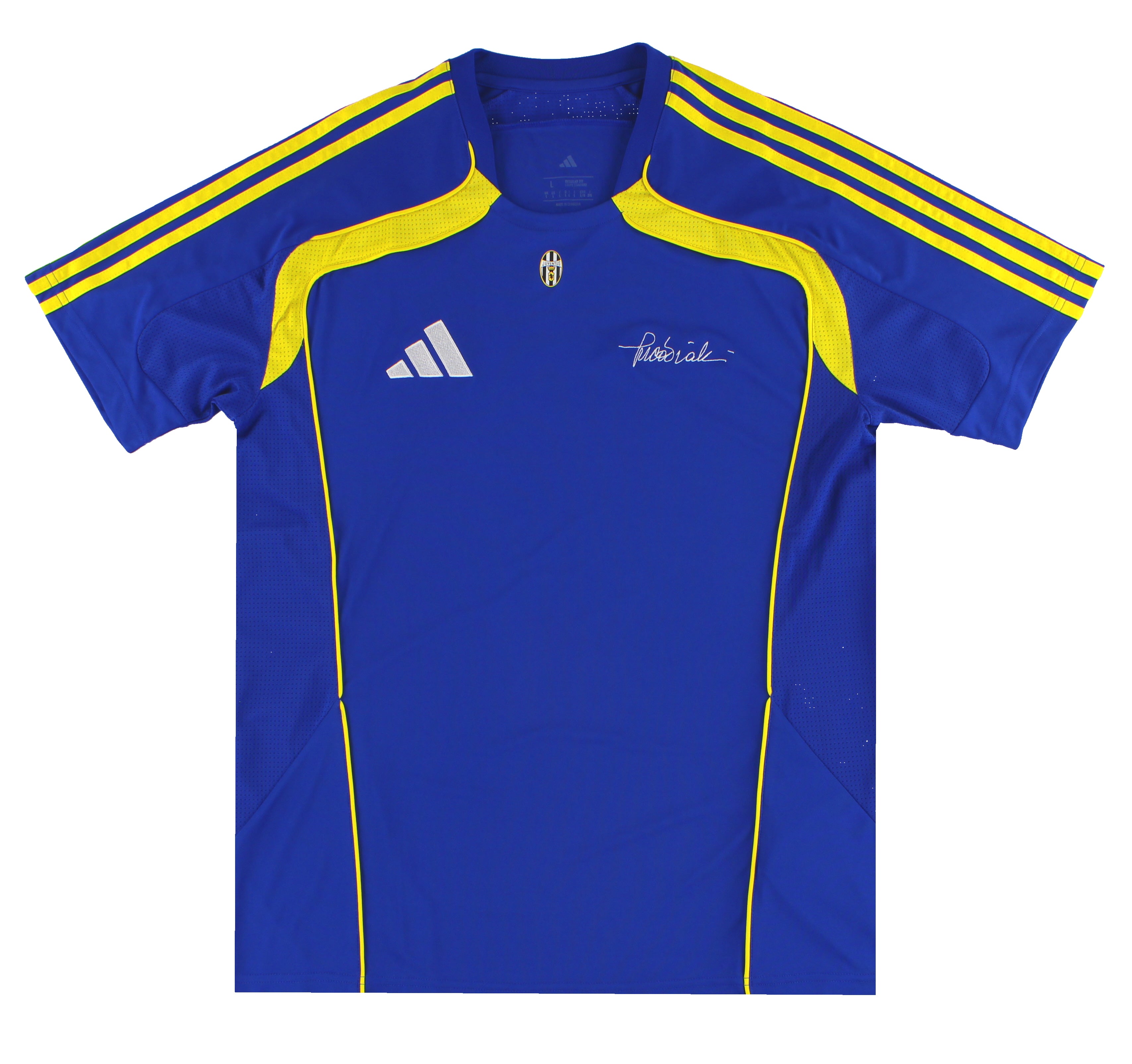 2025-26 Juventus adidas Vialli Pack Football Shirt L