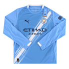 2025-26ManchesterCityPumaHomeFootballShirtLSwtags