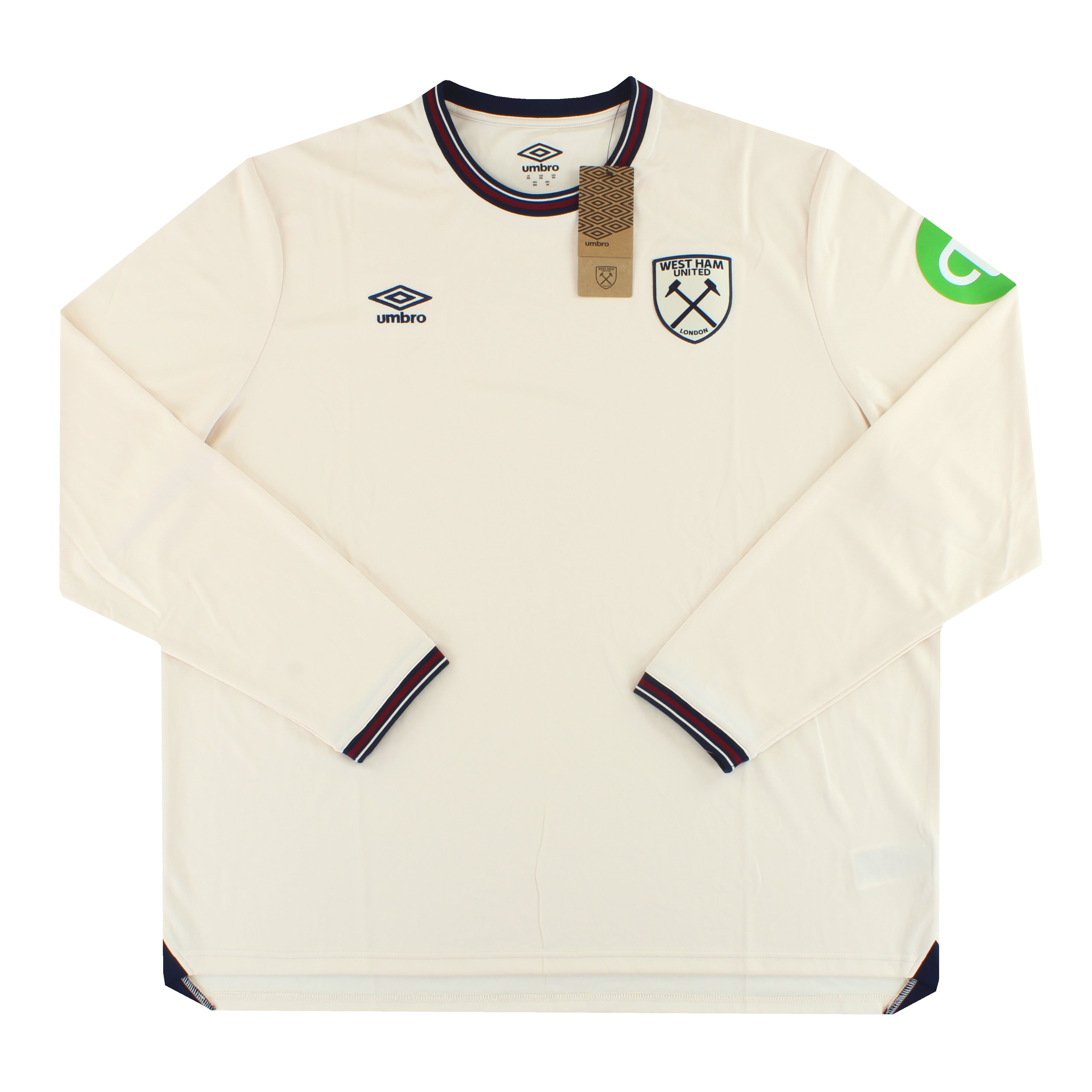 2025-26 West Ham Umbro Away Shirt L/S *w/tags* XXXL TM12552NS-030