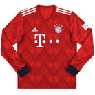 2108-19 Bayern Munich adidas Home Shirt L/S M Football Shirt