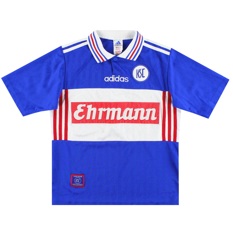 1997-98 Karslruhe adidas Home Shirt Y | Vintage Football Shirts