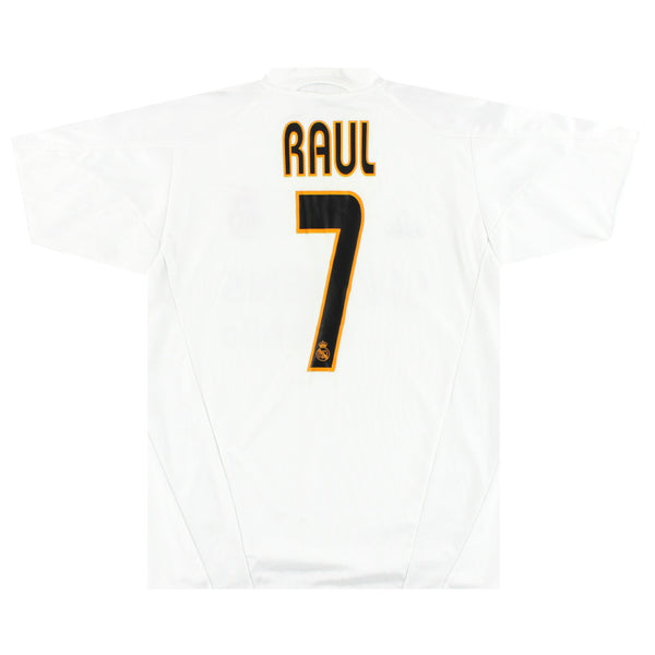 2004-05 Real Madrid adidas Home Shirt Raul #7 XL.Boys 367841