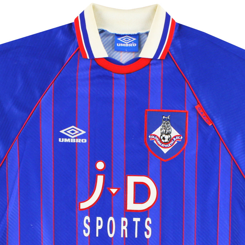 1993-95 Oldham Umbro Home Shirt L | Vintage Football Shirts