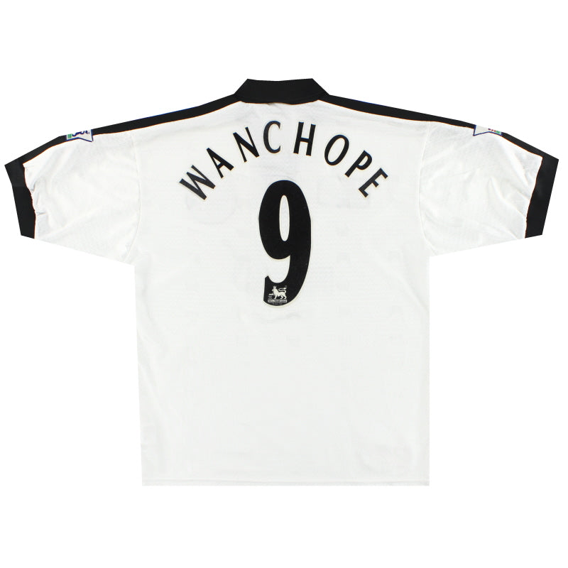 1997-98 Derby County Puma Home Shirt Wanchope #9 M | Vintage