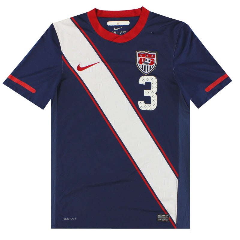 2010-11 USA Nike Away Shirt Bocanegra #3 S 369253-451 | Vintage