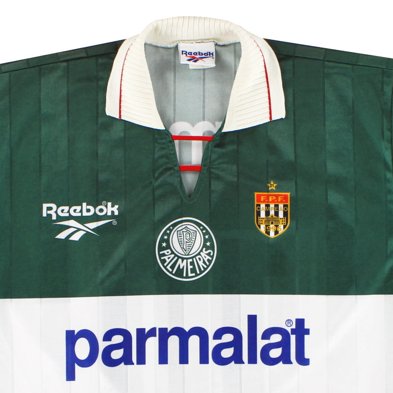 1997 Palmeiras Reebok Fourth Shirt #10 M | Vintage Football Shirts