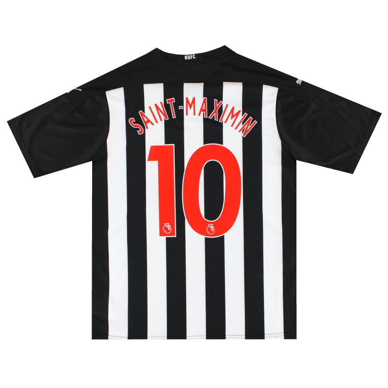 2020-21 Newcastle Puma Home Shirt Saint-Maximin #10 *Mint* M K2686