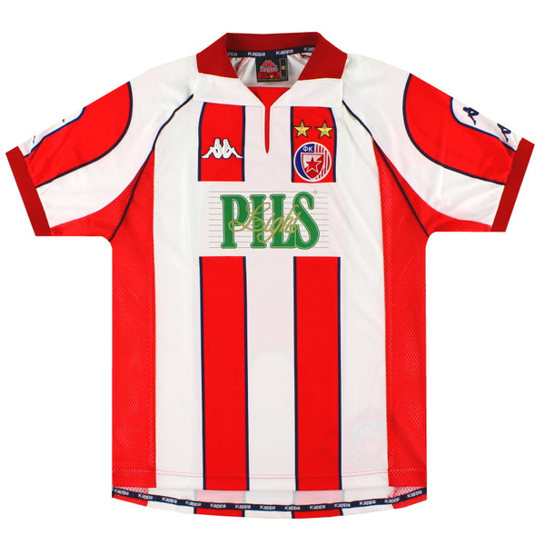 1998-00 Red Star Belgrade Kappa Home Shirt *w/tags* M 907605K
