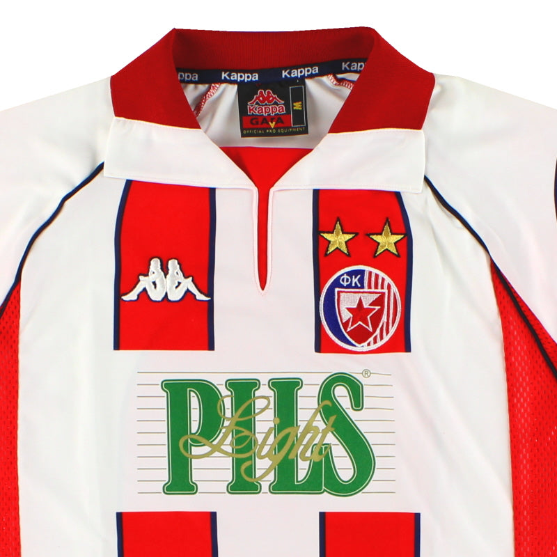 1998-00 Red Star Belgrade Kappa Home Shirt *w/tags* M 907605K