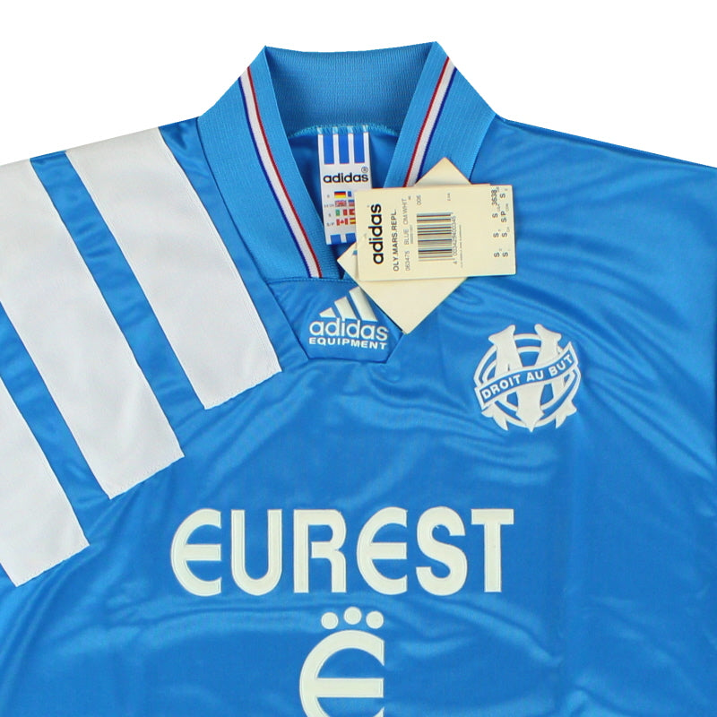 1992-93 Olympique Marseille adidas Away Shirt *w/tags* S 063475