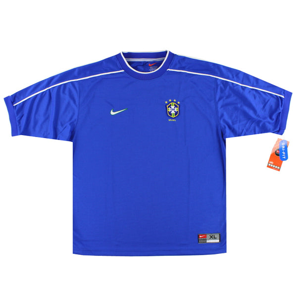 1998-00 Brazil Nike Away Shirt *w/tags* XL 267745-493 | Vintage