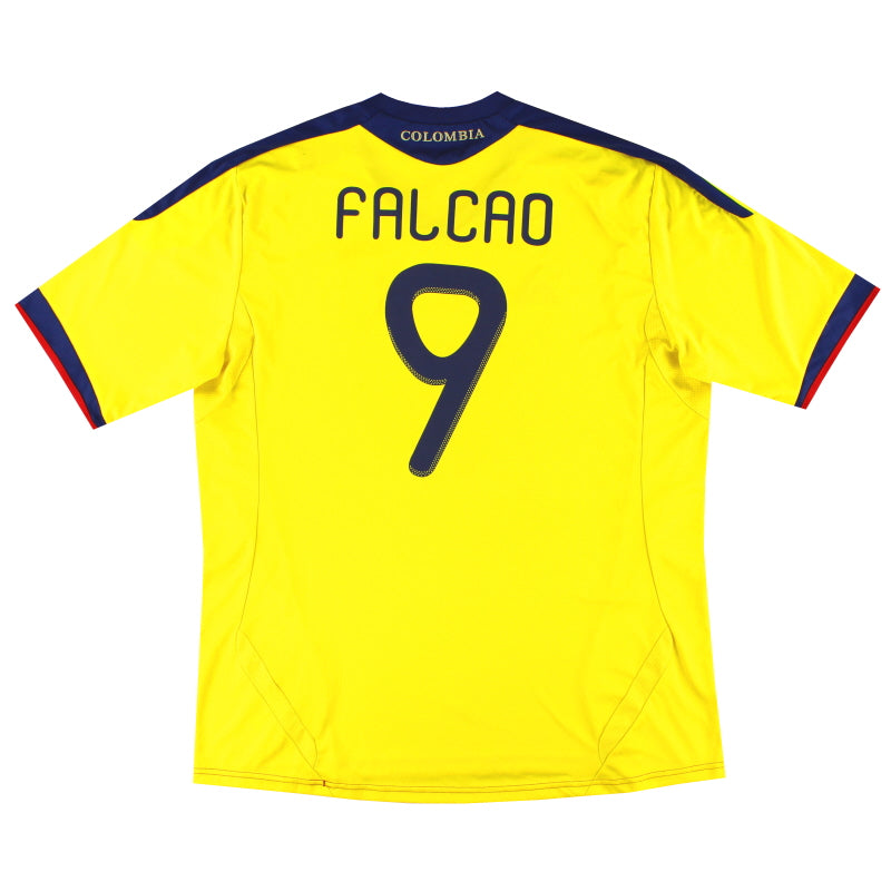 2011-13 Colombia adidas Home Shirt Falcao #9 XL | Vintage Football