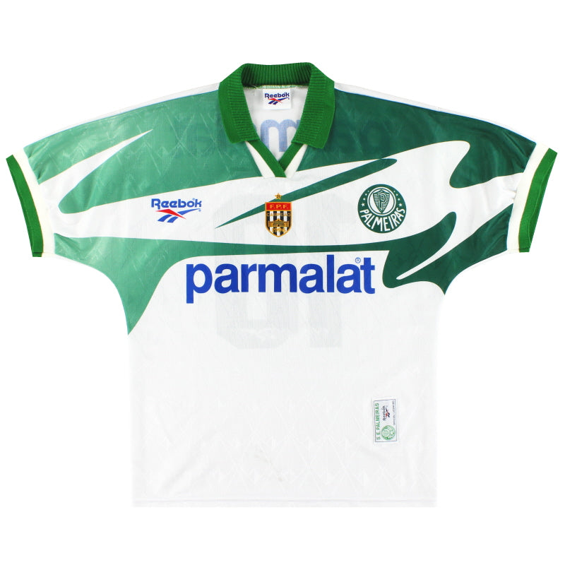 1996 Palmeiras Reebok Away Shirt #10 S | Vintage Football Shirts