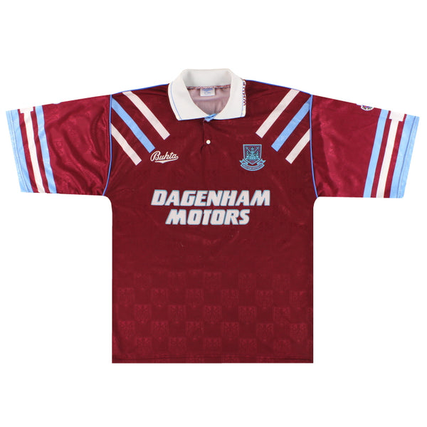 Maillot Stuttgarter Kickers 1992/93 - Domicile - Manches Longues #8 - Taille XL - Objet Rare Vintage